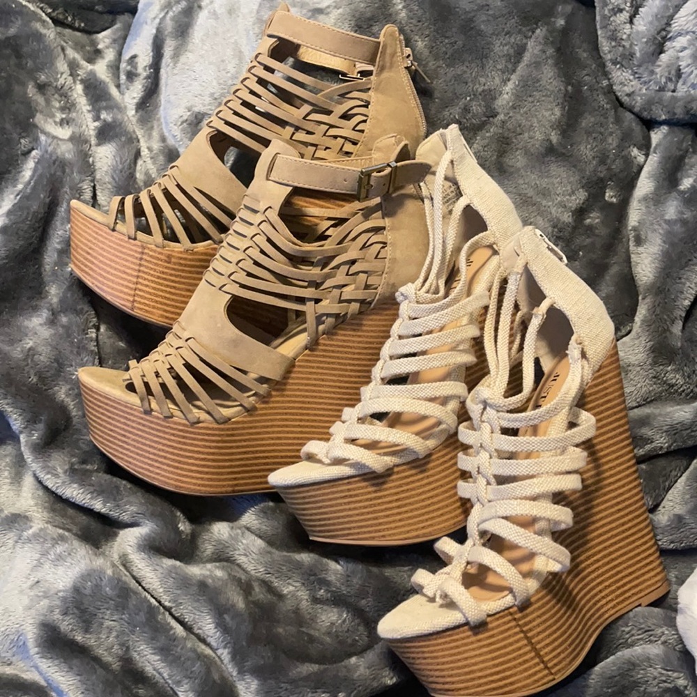 Wedge sandals